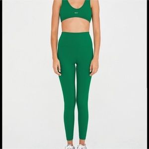 SETActive green leggings size s